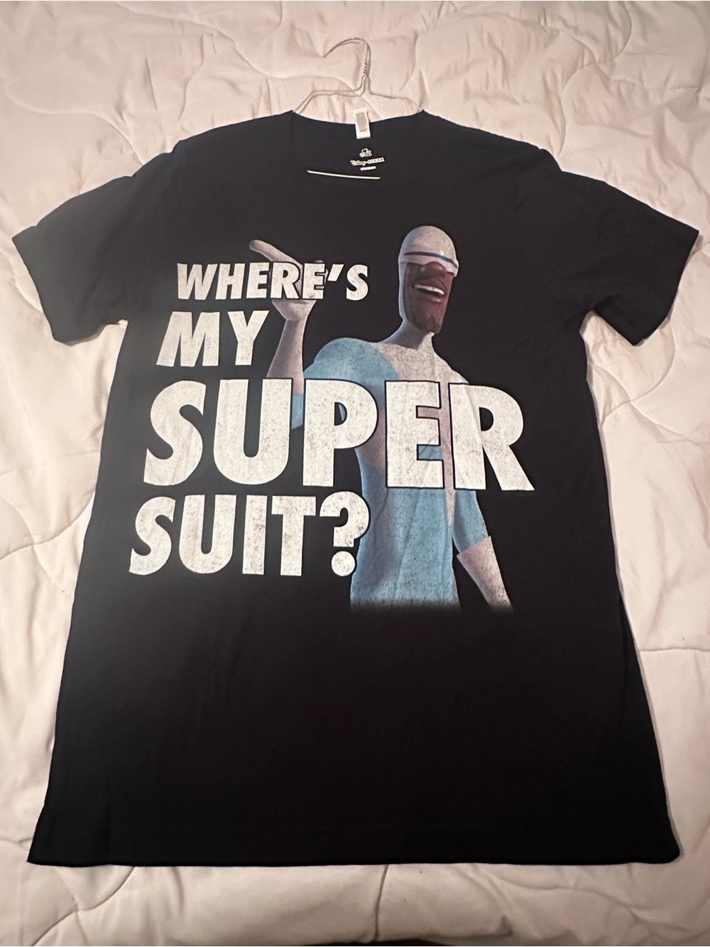 Pixar The Incredibles Where's My Super Suit? Graphic Tee - Black